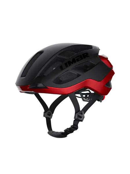 Limar Air Star Helm | Matt Black Chrome Red