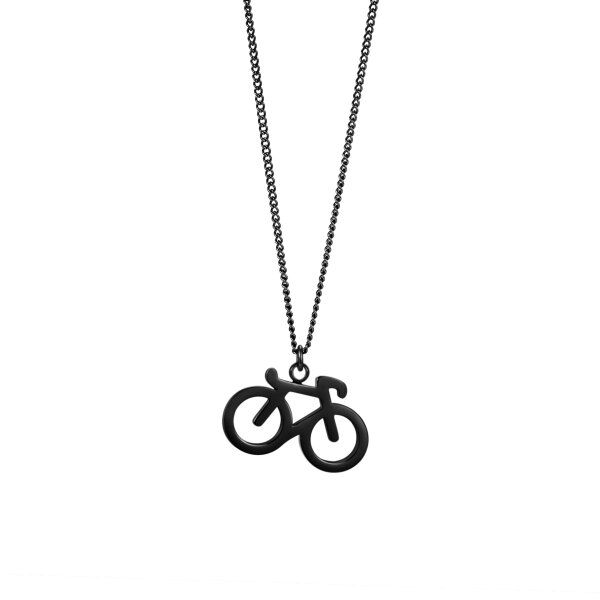 Fahrrad | Halskette | Schwarz