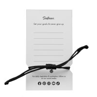 Eisschnelllauf | Braided Armband | Silber