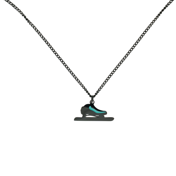 Ice Speed Skaring | Necklace| Black-Mint
